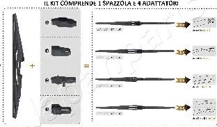 Japanparts SS-X35R - Spazzola tergi autozon.pro