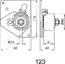 Japko 45123 - Tendicinghia, Cinghia dentata autozon.pro