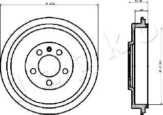 Japko 560906 - Tamburo freno autozon.pro