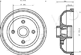 Japko 560406 - Tamburo freno autozon.pro