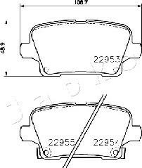 Japko 510407 - Kit pastiglie freno, Freno a disco autozon.pro