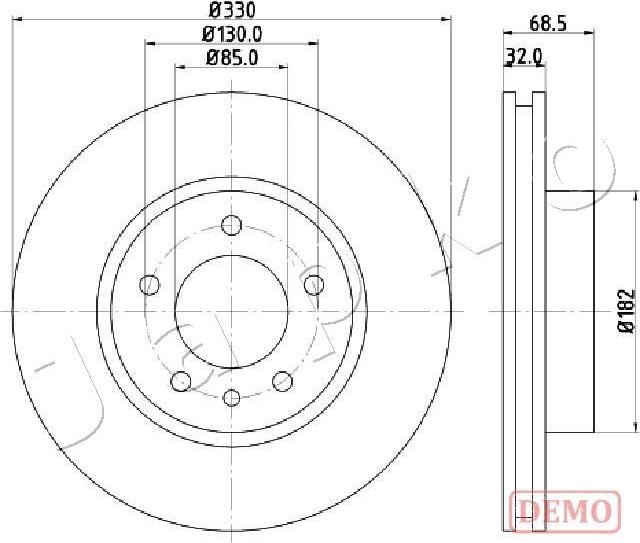 Japko 600957C - Discofreno autozon.pro