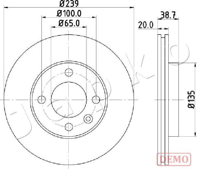 Japko 600939C - Discofreno autozon.pro