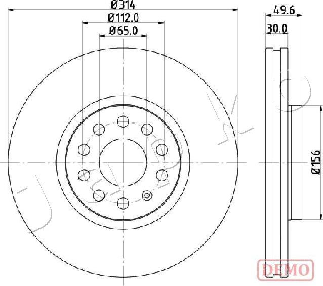 Japko 600933C - Discofreno autozon.pro