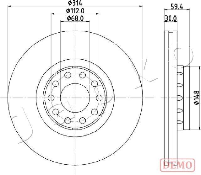 Japko 600924C - Discofreno autozon.pro