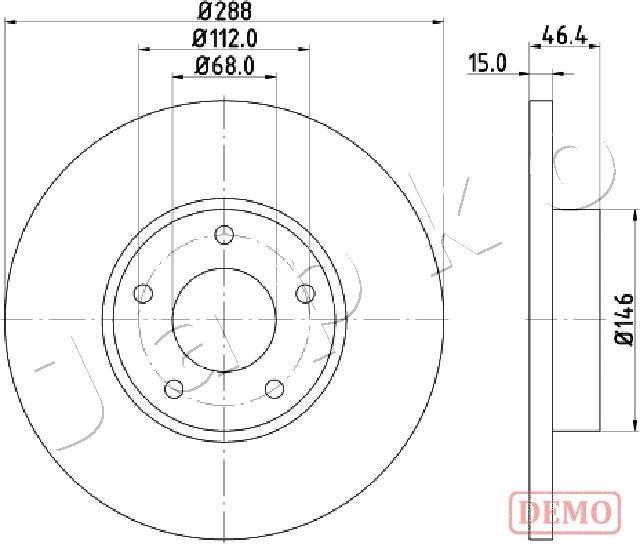 Japko 600923C - Discofreno autozon.pro