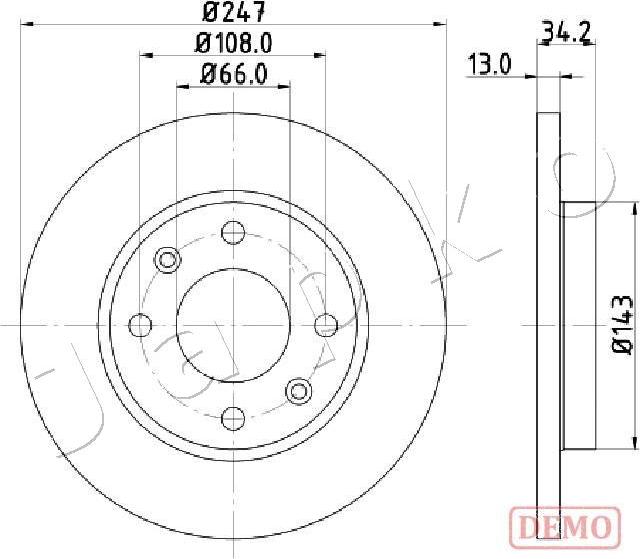 Japko 600630C - Discofreno autozon.pro