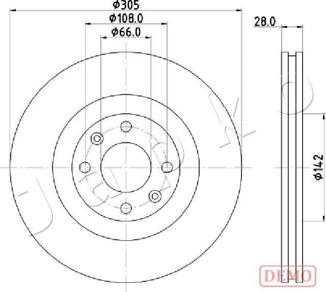 Japko 600631C - Discofreno autozon.pro