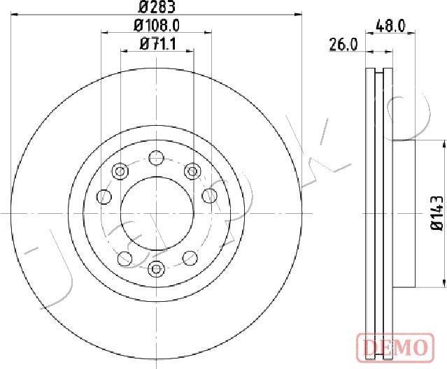 Japko 600633C - Discofreno autozon.pro