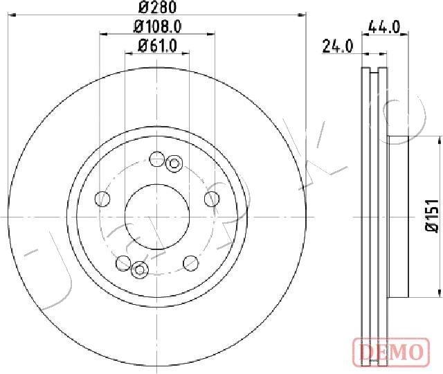 Japko 600710C - Discofreno autozon.pro