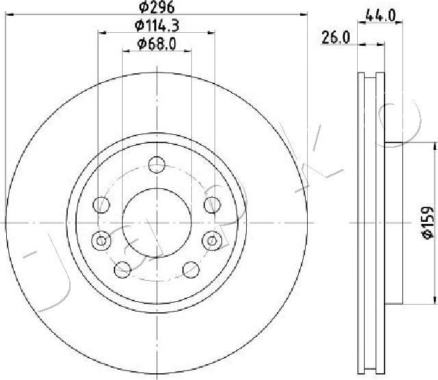 Japko 601000C - Discofreno autozon.pro