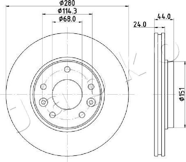 Japko 60181C - Discofreno autozon.pro