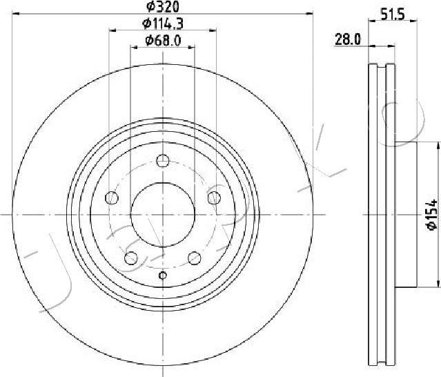 Japko 60368C - Discofreno autozon.pro