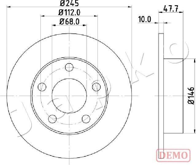 Japko 610905C - Discofreno autozon.pro