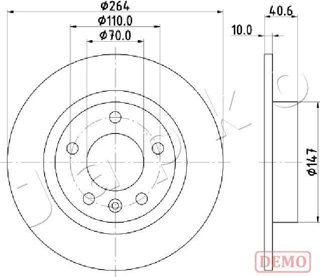 Japko 610400C - Discofreno autozon.pro