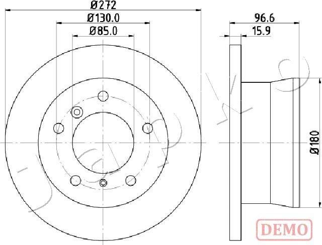 Japko 610526C - Discofreno autozon.pro