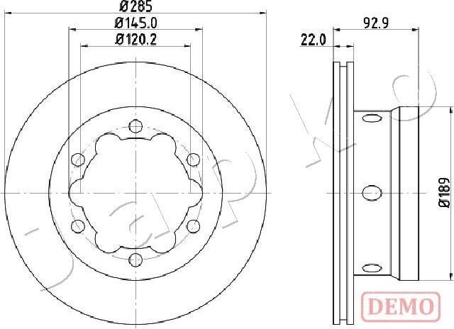 Japko 610528C - Discofreno autozon.pro