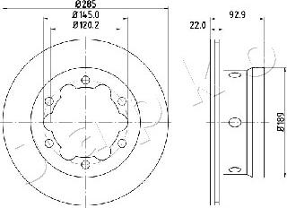 Japko 610528 - Discofreno autozon.pro