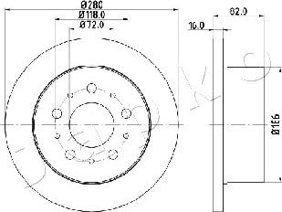 Japko 610609 - Discofreno autozon.pro