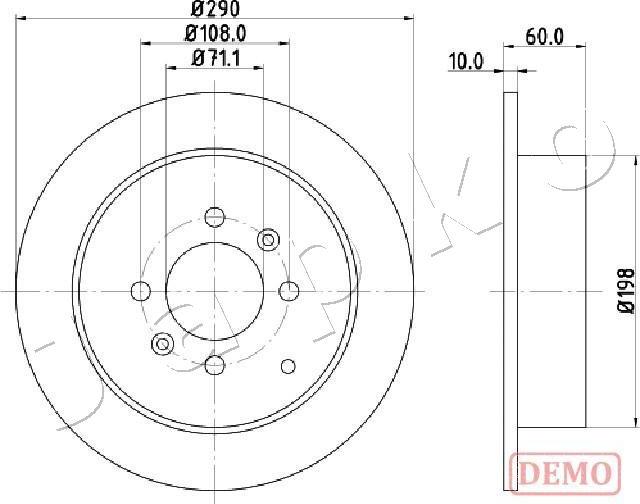 Japko 610616C - Discofreno autozon.pro