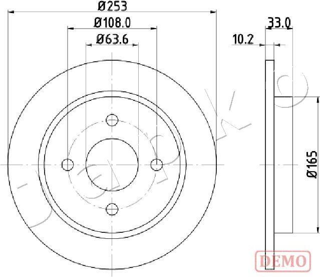 Japko 610303C - Discofreno autozon.pro