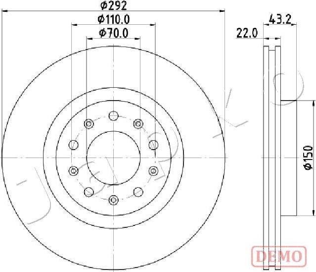 Japko 610205C - Discofreno autozon.pro