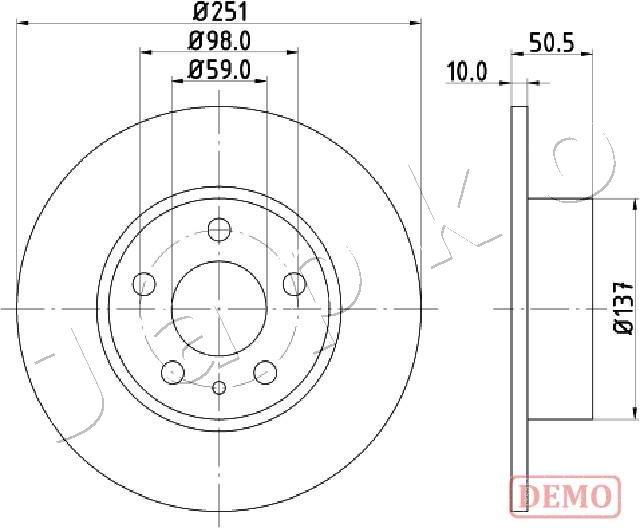 Japko 610202C - Discofreno autozon.pro