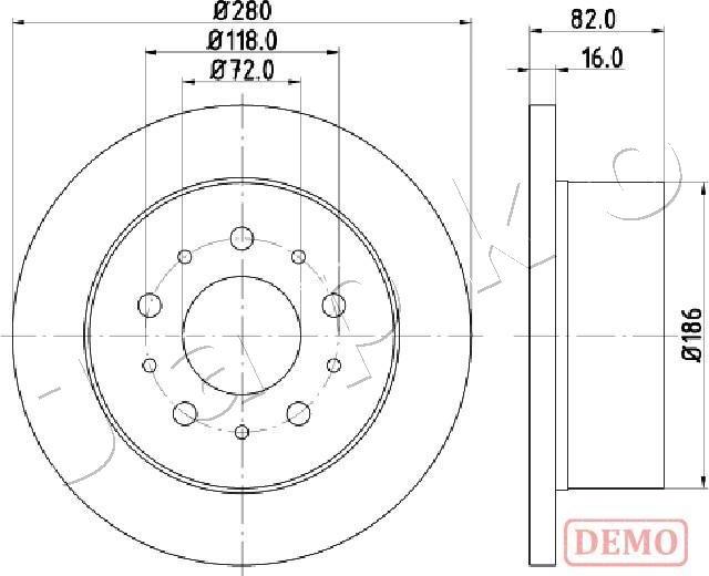 Japko 610216C - Discofreno autozon.pro