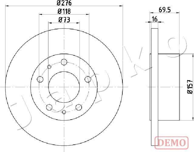 Japko 610223C - Discofreno autozon.pro