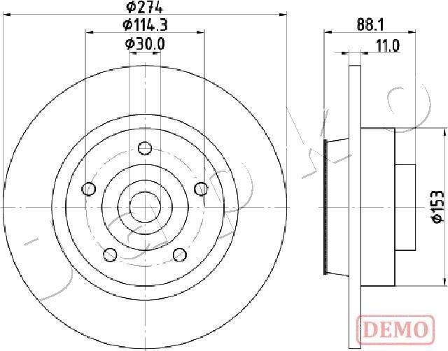 Japko 610705C - Discofreno autozon.pro