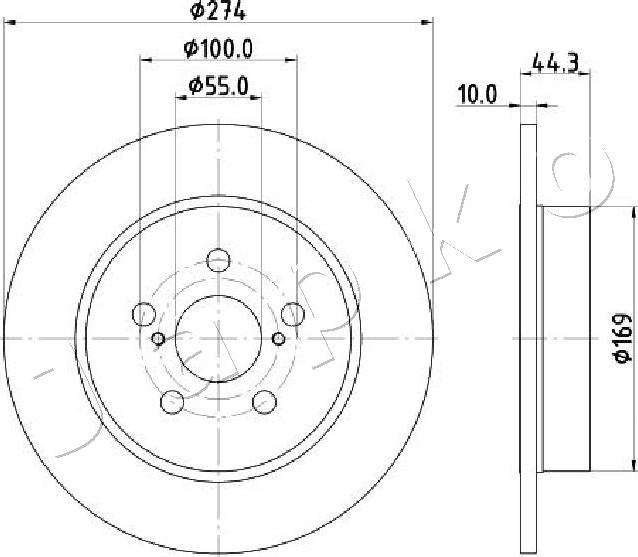 Japko 61271C - Discofreno autozon.pro