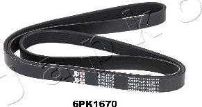 Japko 6PK1670 - Cinghia Poly-V autozon.pro