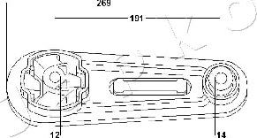 Japko GOJ195 - Sospensione, Motore autozon.pro