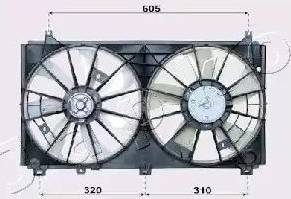 Japko VNT152503 - Ventola, Raffreddamento motore autozon.pro