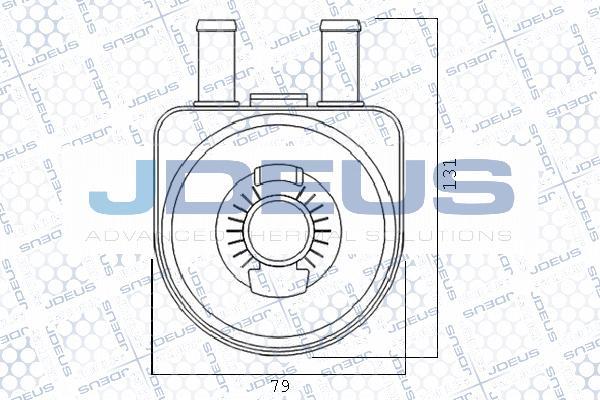 Jdeus 407M21A - Radiatore olio, Olio motore autozon.pro