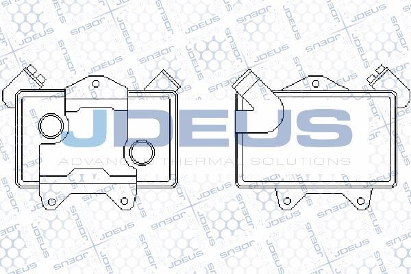 Jdeus 417M32A - Radiatore olio, Olio motore autozon.pro