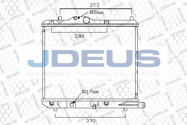 Jdeus 042M28 - Radiatore, Raffreddamento motore autozon.pro