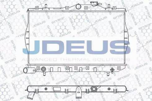 Jdeus 054M10 - Radiatore, Raffreddamento motore autozon.pro