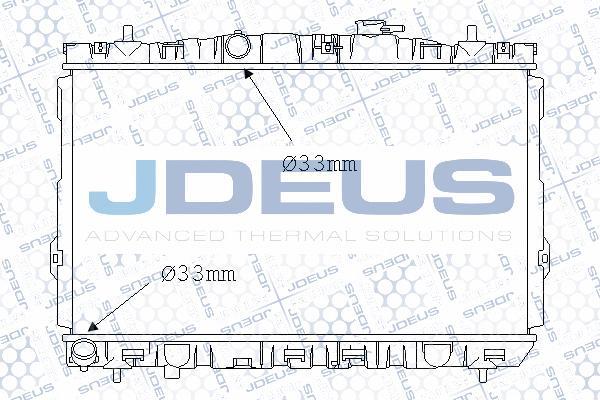 Jdeus 054M26 - Radiatore, Raffreddamento motore autozon.pro