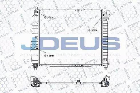 Jdeus 056M10 - Radiatore, Raffreddamento motore autozon.pro