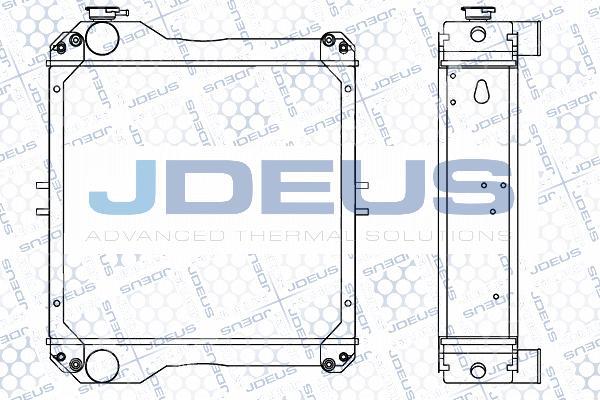 Jdeus 064M07 - Radiatore, Raffreddamento motore autozon.pro