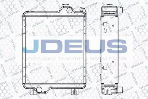 Jdeus 060M04 - Radiatore, Raffreddamento motore autozon.pro