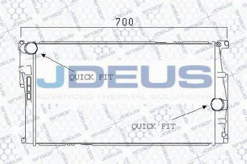 Jdeus 005M32 - Radiatore, Raffreddamento motore autozon.pro