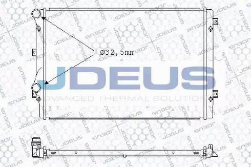 Jdeus 001M24 - Radiatore, Raffreddamento motore autozon.pro