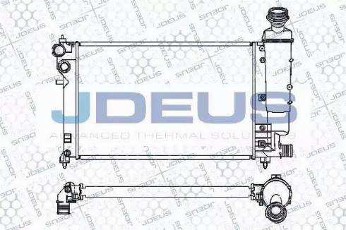 Jdeus 007M49 - Radiatore, Raffreddamento motore autozon.pro