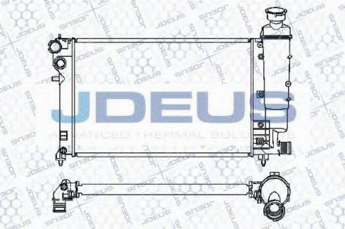 Jdeus 007M03 - Radiatore, Raffreddamento motore autozon.pro