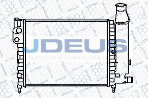 Jdeus 007V16 - Radiatore, Raffreddamento motore autozon.pro