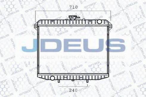 Jdeus 019B15 - Radiatore, Raffreddamento motore autozon.pro