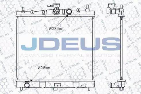 Jdeus 019M50 - Radiatore, Raffreddamento motore autozon.pro