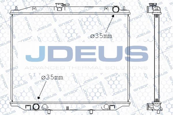 Jdeus 019M52 - Radiatore, Raffreddamento motore autozon.pro